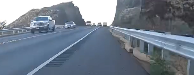 A photo of guard rails in Maui