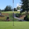 PGM golf ball on the 8th green of Blue Boy Golf Course